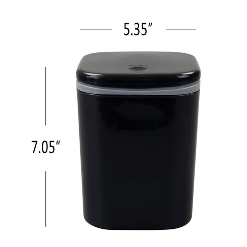 Begale 0.5 Gallon Plastic Mini Garbage Can, Tiny Trash Can with Lid...