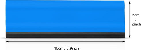 Ehdis 6" Block Squeegee Car Rubber Squeegee for Car Window Windshield,Film,Stickers,Decals and Vinyl Applicator Tool, Pack of 2-Blue...