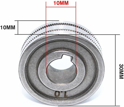 MIG MAG Welding Feed Roller Wire Drive Wheel 0.6mm 0.8mm 1.0mm Knurl K Groove for Steel Aluminum Flux Cord Wire Welding Machine Accessory Solderin...