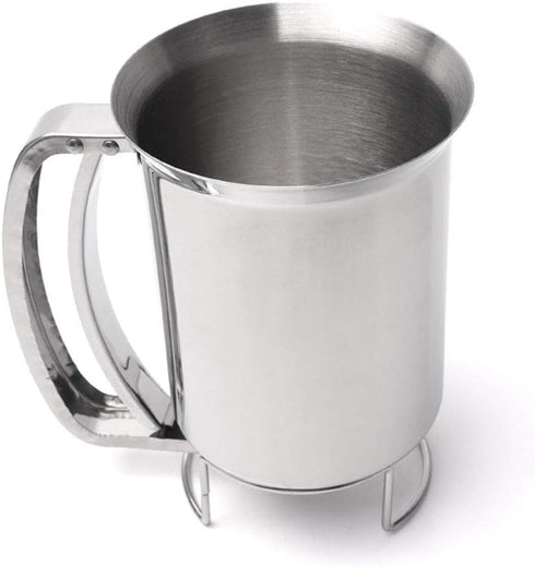 Stainless Steel Pancake Cupcake Batter Dispenser - Great for Cupcakes Belgian Waffles Crepes Muffin Baking (800ml)...