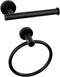 NearMoon 2 Pieces Bathroom Hardware Accessories, Towel Ring and Toilet Paper Holder- Stainless Steel Bathroom Towel Hanger and Hand Towel Holder, ...
