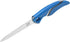 CUDA 3" Net Knife Saltwater & Freshwater Serrated Edge Titanium Bonded Stainless Steel Blade Knife with Non-Slip Scale Pattern Grip | Sheath Inclu...