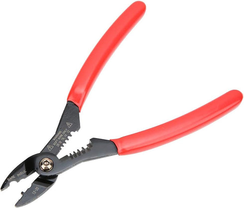 Handheld Crimping Pliers, 18cm / 7.1in 4 in 1 Multi Purpose Cable Stripper Professional Electrical Cable Stripping Automotive Wire Crimping Tool W...