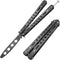 Grand Way Butterfly Trainer – Balisong Trainer – Practice Butterfly – Balisong Butterfly Knives NOT Real NOT Sharp Blade – Black Dull Trick Butter...