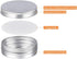 Aluminum Tin Cans, 24pcs 4 OZ Metal Round Tins Containers with 4pcs Stickers and A Double-ended Scraper Set for Candles Making and Storage...
