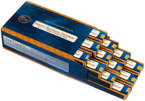 Nag Champa Gold Incense 15 Sticks - 12 Boxes (180 Total)...