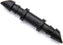 5mm (Dia) Double Barbed Hard Plastic Water Hose Straight Connector Fitting, Micro Drip Irrigation Systems Quick Connect Hose Sprinkler Adapters Fi...