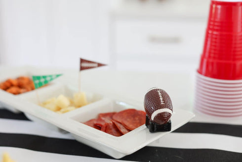 Nora Fleming Touchdown (Football) - Hand-Painted Ceramic Game Day Decor - Minis for The Home and Office...
