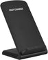 Wireless Stand Charger Certificated Fast Wireless Charging Stand for iPhone and Android Phones - Black......