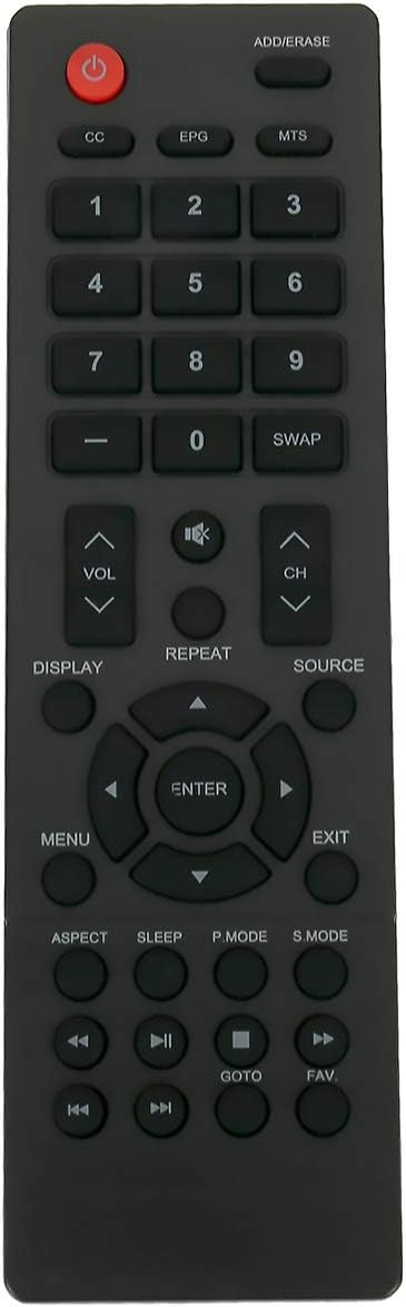 KT1744-HG2 Replacement Remote Control Applicable for Polaroid Full HD LED TV 32GSR3000FB 40GSR3000FB...