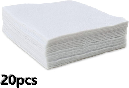 Jtnohx Soft Felt Fabric, Flexible Craft Felt for Toy Handwork, 1.4mm Thick 6"x6" Felt Sheets for DIY and Sewing Projects (White)...