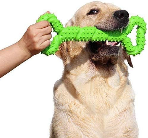 Durable Dog Chew Toys 13 Inch Bone Shape Extra Large Dog Toys with Convex Design Strong Tug Toy for Aggressive Chewers Medium and Large Dogs Tooth...