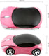 2.4G Wireless Mouse 3D Car Shape Wireless Optical Mouse with USB Receiver for PC Computer Laptop(F-car, pink)...