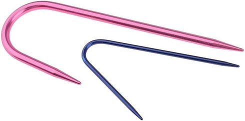 Zuoyou 6 Pieces Colorful Aluminum Knitting Cable Needles Stitch Holders DIY Sewing Tools......