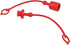 1/4'' ISO-B 5675 7241 AG Hydraulic Coupler Male Female Dust Cap and Plug Cover Kit Compatible with AG style Hydraulic Quick Connect Coupling Red C...