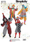 Simplicity 8773 Adult Clown Costume Sewing Pattern, Sizes XS-XL...