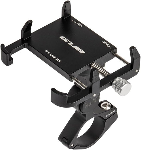 GUB PLUS21 Bicycle Motorcycle Phone Holder One Key Adjust Aluminum Bike Handlebar Mount Waterproof Phone Case Mobile Phone Mount...