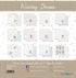 Papers For You - Scrapbooking and Craft Paper Kit | "Weaving Dreams" Collection | Includes 12 Double Sided Papers with Different Designs + 2 Cut-O...