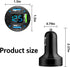 Car Fast Charger,PD/QC3.0 Car USB Charger with LED Lights,Cigarette Lighter USB Charger Compatible for iPhone Galaxy iPad Pro& More Mobil Phone...