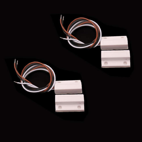 2X Magnetic Reed Switch Normally Open Closed NC NO Door Alarm Window Security/Magnetic Door Switch/Magnetic Contact Switch/Reed Switch,to DC 5V 12...