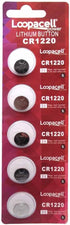 5 Button Cell Remote FOB Key KEYLESS CR1220 Batteries...