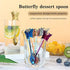 6-Pack Coffee Spoons Rainbow Colorful Teaspoon Dessert Espresso Stainless Steel Stirring Spoon...