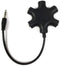 Headphone Splitter - 5 Ports for 3.5mm Devices 5 Ways Adaptor 3.5mm Audio Stereo Splitter Cable 3.5mm Male to 5 Port 3.5mm Female for Earphone and...