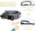 Tactical Dog Collar with Velcro, Adjustable Nylon Dog Collar with Heavy Duty Metal Buckle, K9 Military Dog Collar with Handle, Dog Collar for Smal...