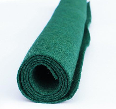 Hunter Green - Wool Felt Oversized Sheet - 35% Wool Blend - 1 12x18 inch Sheet...