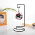 Ornament Display Stand Iron Hanging Stand Flower Pot Rack Holder Pothook for Hanging Glass Globe Air Plant Terrarium Witch Ball Home Wedding Chris...