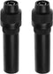 The Lord of the Tools 2Pcs DIN Female Screw on Aerial Adapter Replacement Female Inline Aerial Adapter Socket Car Antenna Radio Accessories Black...