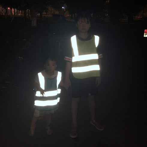 kid's High Visibility Safety Vest, Reflective Strips, Fit for Boys & Girls, Walking or Back to School,...