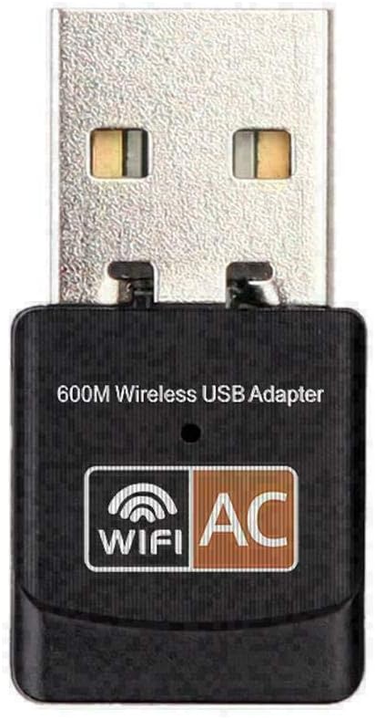 USB WiFi Adapter, AC600 Mbps Dual Band 2.4/5Ghz Wireless Mini Network Adapter 802.11 , Support PC Desktop Laptop MAC Book Windows Notebook...