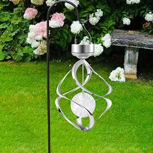 Solar Lights Outdoor Yard Decorations Wind Chimes Lights LED Colour Changing Hanging Light for Design Decoration for Garden, Patio, Balcony,Lawn B...