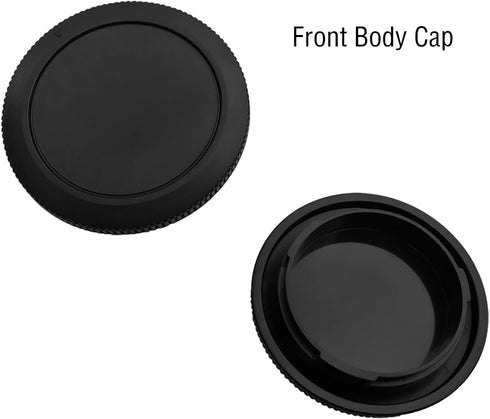 Camera Body Cap & Lens Rear Cap Cover for Canon EOS R50 R100 R10 R8 R7 R6 R5 R5C R3 R RP More Canon RF Mount and Lens Accessories,HUIPUXIANG [2 Se...