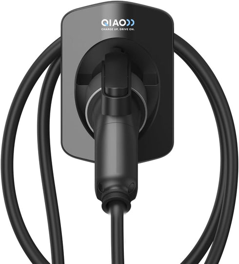 QIAO 2-in-1 EV Charger Holder Wall Mount, EV Cable Holder J1772 Holder for Electric Car Chargers,Cable Organizer Clean Garage,Ideal Father's Gift....