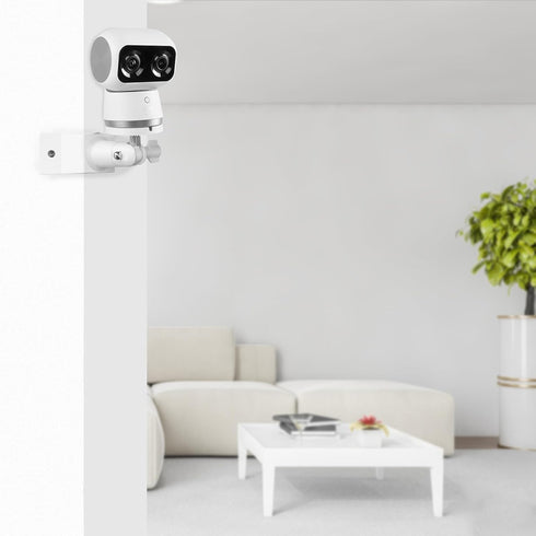 Corner Wall Mount Bracket Compatible with Eufy Security Indoor Cam S350 Camera (White)...