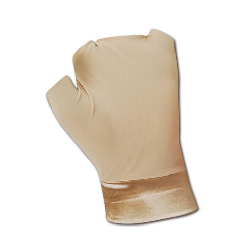 Occunomix MC450M Support Gloves, Fingerless, Nylon/Spandex Hand and Wrist, Medium, Beige (One Pair)...