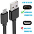 Long 10FT USB to Micro USB Cable Android Charger Cable,Fast Charge Quick Date Trasfer Micro USB Charging Cable TPE Durable USB Cable Cords for Kin...