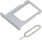 MMOBIEL SIM Card Slot Tray Holder Replacement Compatible with iPhone 5S/SE 2016 - Incl. SIM Pin - Silver...