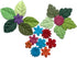 200 Pcs Handmade Mixed Mulberry Paper flowers Petals and Leaves Scrapbooking Wedding DIY Craft Supplies Card (10 Colors Flowers/Green Tone Leaves)...