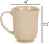 Elanze Designs Cream Matte Glaze Finish 17 ounce Stoneware Coffee Cup Mugs Set of 4...