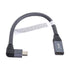 xiwai Left Right Angled USB-C USB 3.1 Type C Male to Female Extension Data Cable with Sleeve for Laptop...