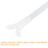 MECCANIXITY PTFE Electric Stirring Rod 300x40mm Length Overhead Stirrer Mixer Shaft with Foldable Paddle for Lab...