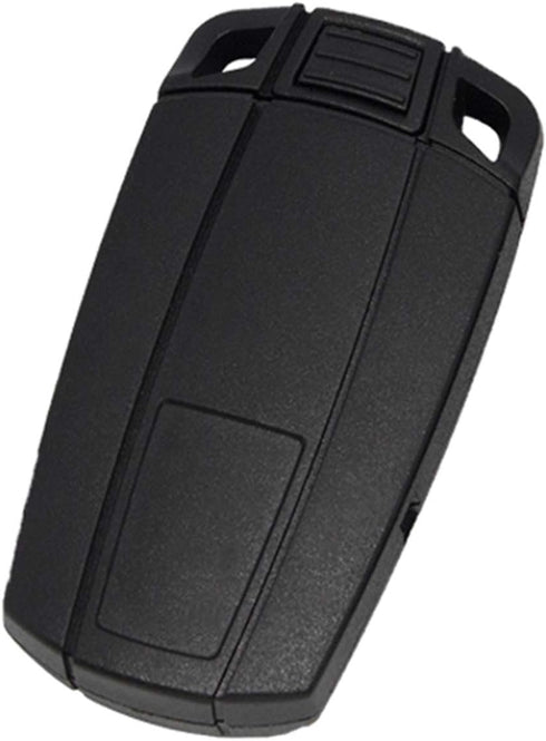 Remote Car Key Shell for BMW 3 5 Series BMW X5 BMW X6 BMW Z4 Key Cover Fob with Uncut Blade 3 Buttons Replacement Key Case, Black...