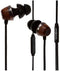 Symphonized ALN Premium Genuine Wood in-Ear Noise-isolating Headphones, Earbuds, Earphones with Mic (Black)...