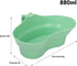 Dioche Oral Care Basin Cup, Inward Curved Unbreakable Large Diameter Vomit Bowl Tooth Brushing Tray for Elderly Bedridden 300ml...