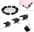 9 Pack Binder Clips Paper Clamps Upgrade Big Clip for Office Classroom Home Supplies(Black)...