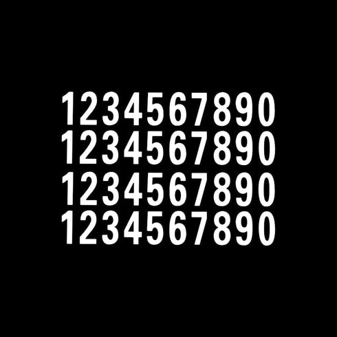 40Pcs Reflective Mailbox Number Sticker Decal Adhesive Reflective Address Numbers 0-9 for Window,Signs,Door,Cars(1 inch),Mailbox Numbers,Tools and...