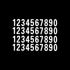 40Pcs Reflective Mailbox Number Sticker Decal Adhesive Reflective Address Numbers 0-9 for Window,Signs,Door,Cars(1 inch),Mailbox Numbers,Tools and...